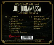 LIVE AT CARNEGIE HALL:AN ACOUSTIC EVENING thumbnail