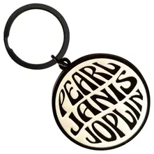 Janis Joplin – Pearl Emblem Mono (Kľúčenka)