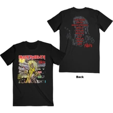 Iron Maiden, Tričko Killers V.2. Album Track list, Unisex, Čierna