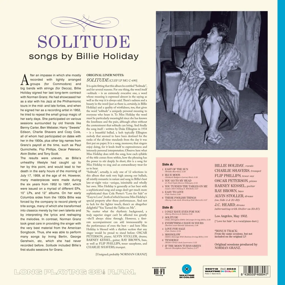 Solitude (Solid Blue Vinyl)