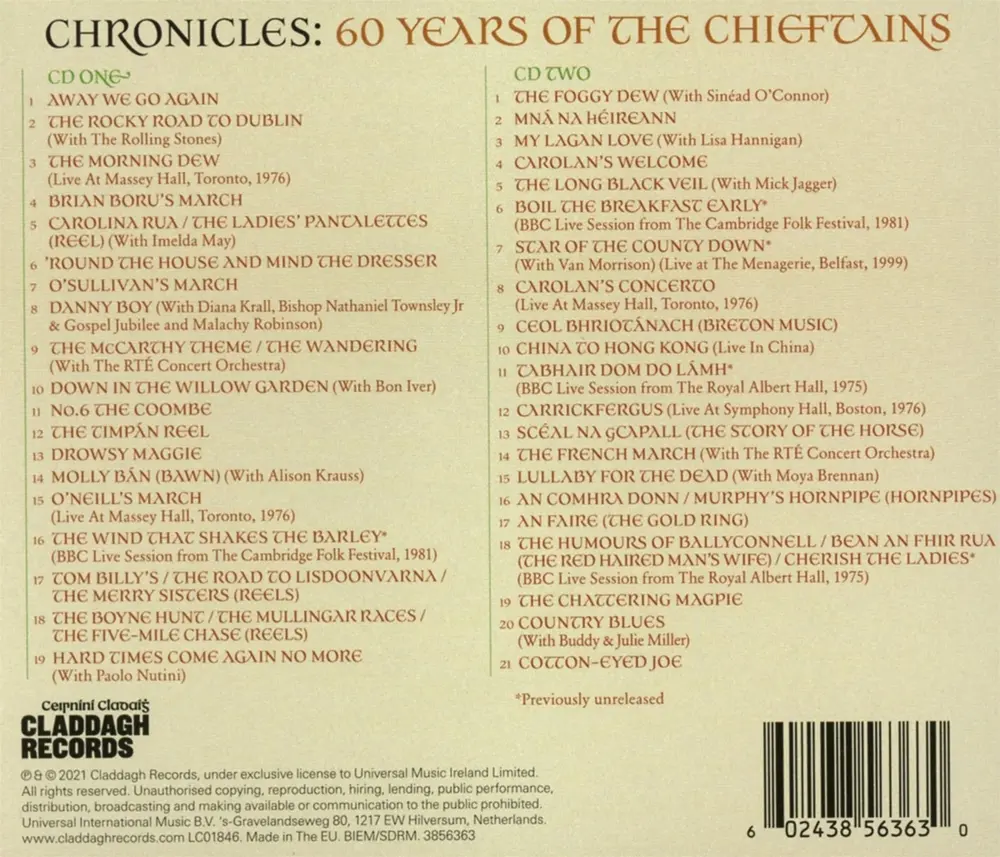 Chronicles: 60 years of The Chieftains