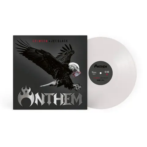 CRIMSON & JET BLACK (WHITE VINYL)