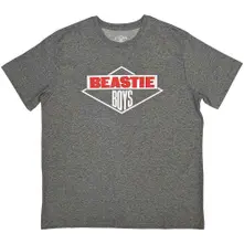Beastie Boys, Tričko Logo, Unisex, Šedá