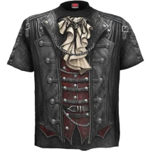 Tričko Unisex T-Shirt: Goth Wrap (Black) (All Over Print)