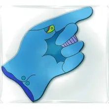 The Beatles – Yellow Submarine Flying Glove (Rubber Magnet) (Magnetka)