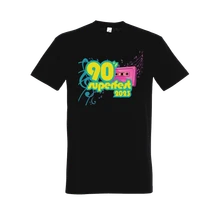90' Super Fest, Tričko 90' SUPER FEST, Unisex, Čierna