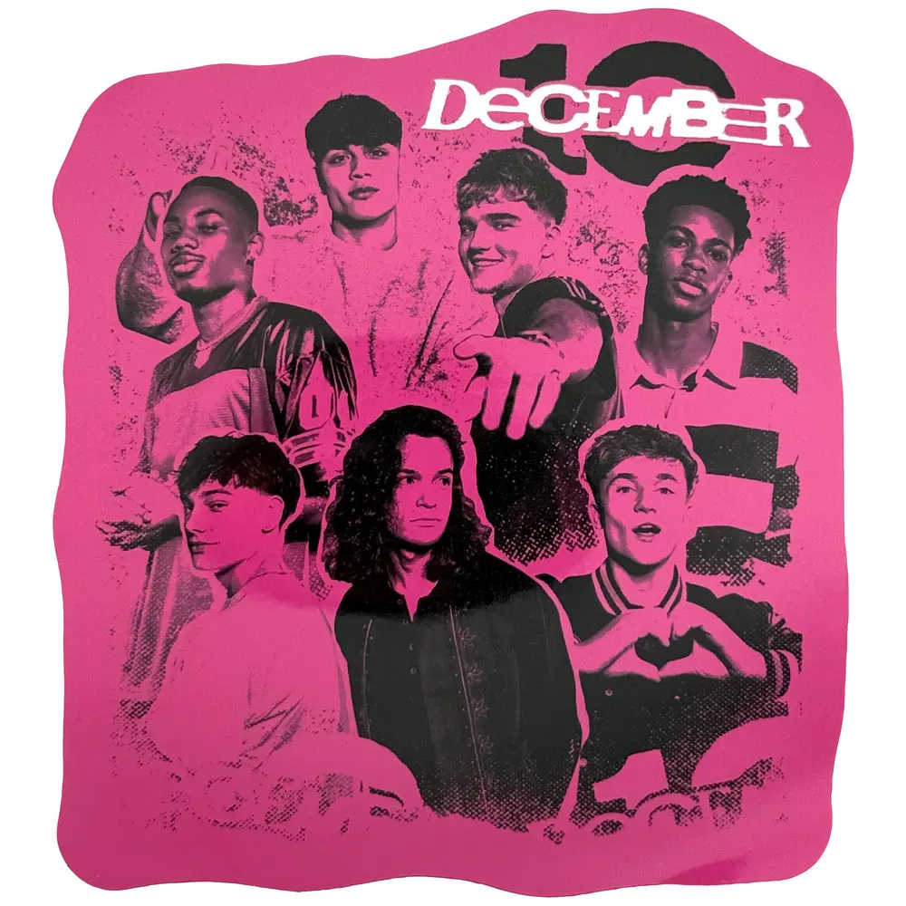 Sticker: Montage Faces Pink