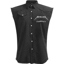Unisex Worker Shirt: Nothing Else Matters (Black) (Back Print) thumbnail