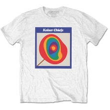 Kaiser Chiefs, Tričko Lollipop, Unisex, Biela