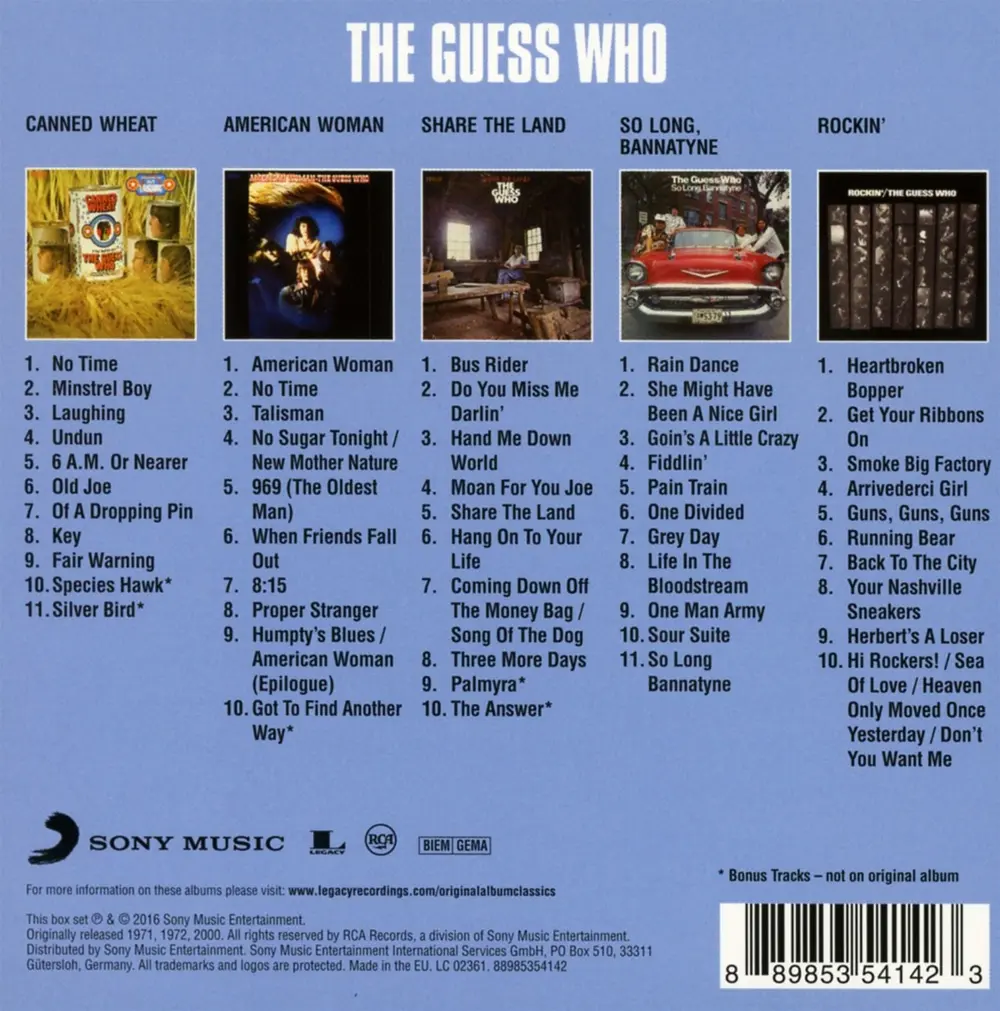 The Guess Who – Original Album Classics (CD)