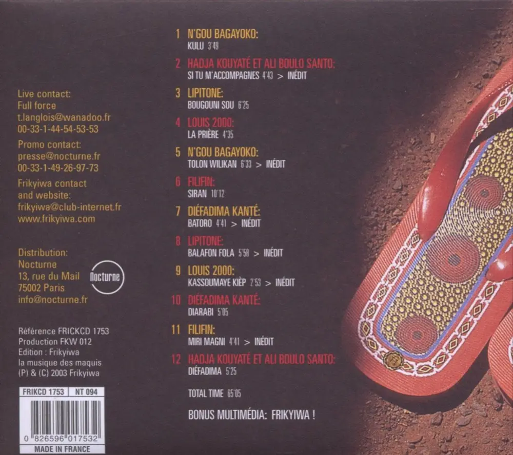 UNE COLLECTION DE TITRES FRIKYIWA