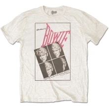 David Bowie, Tričko Serious Moonlight, Unisex, Biela