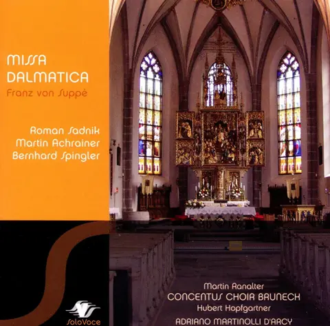Concentus Choir Bruneck – CD FRANZ VON SUPPE: MISSA DALMATICA