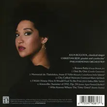 Julia Bullock – BULLOCK, JULIA / PHILHARMONIA ORCHESTRA - WALKING IN THE DARK (CD)
