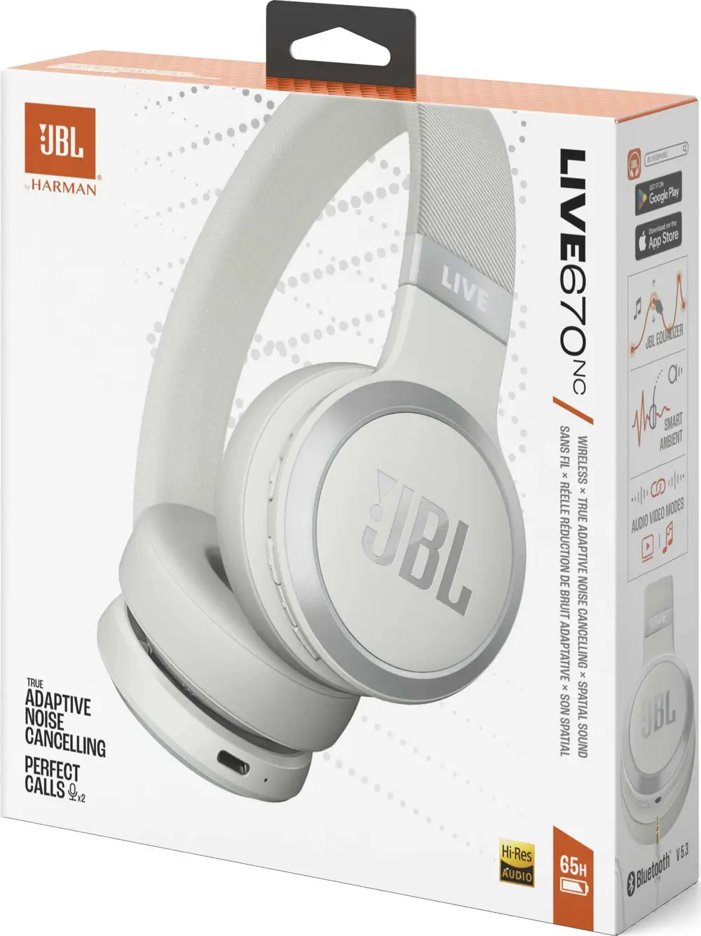 JBL Live 670NC White
