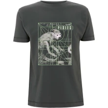 Pixies, Tričko Monkey Grid, Unisex, Šedá