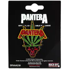 Pantera – Leaf Skull (Odznak)