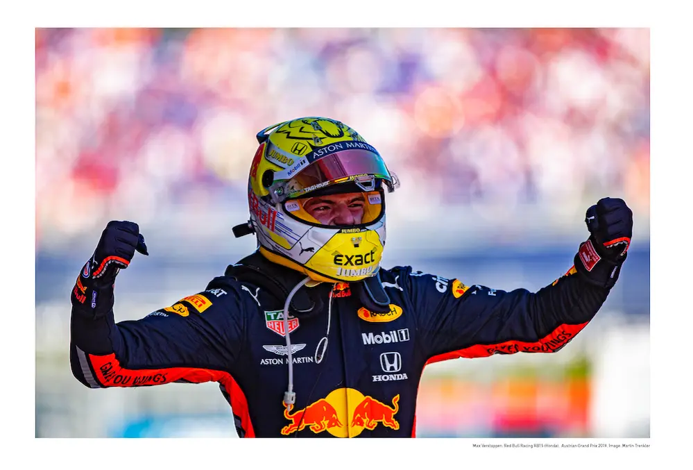 Števo Eisele F1 – Max Verstappen, Red Bull RB15, VC Rakúska 2019 (Plagát)
