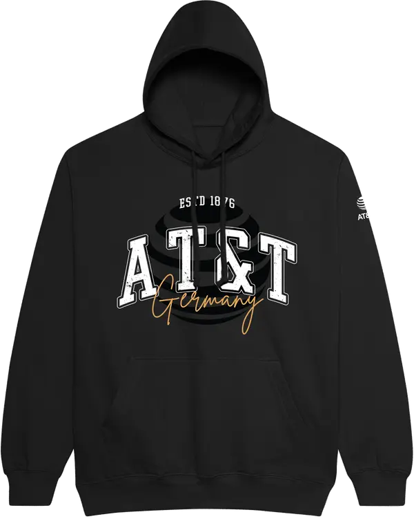 AT&T Across Europe – Hoodie ⁠HOODie Germany, Unisex, Black