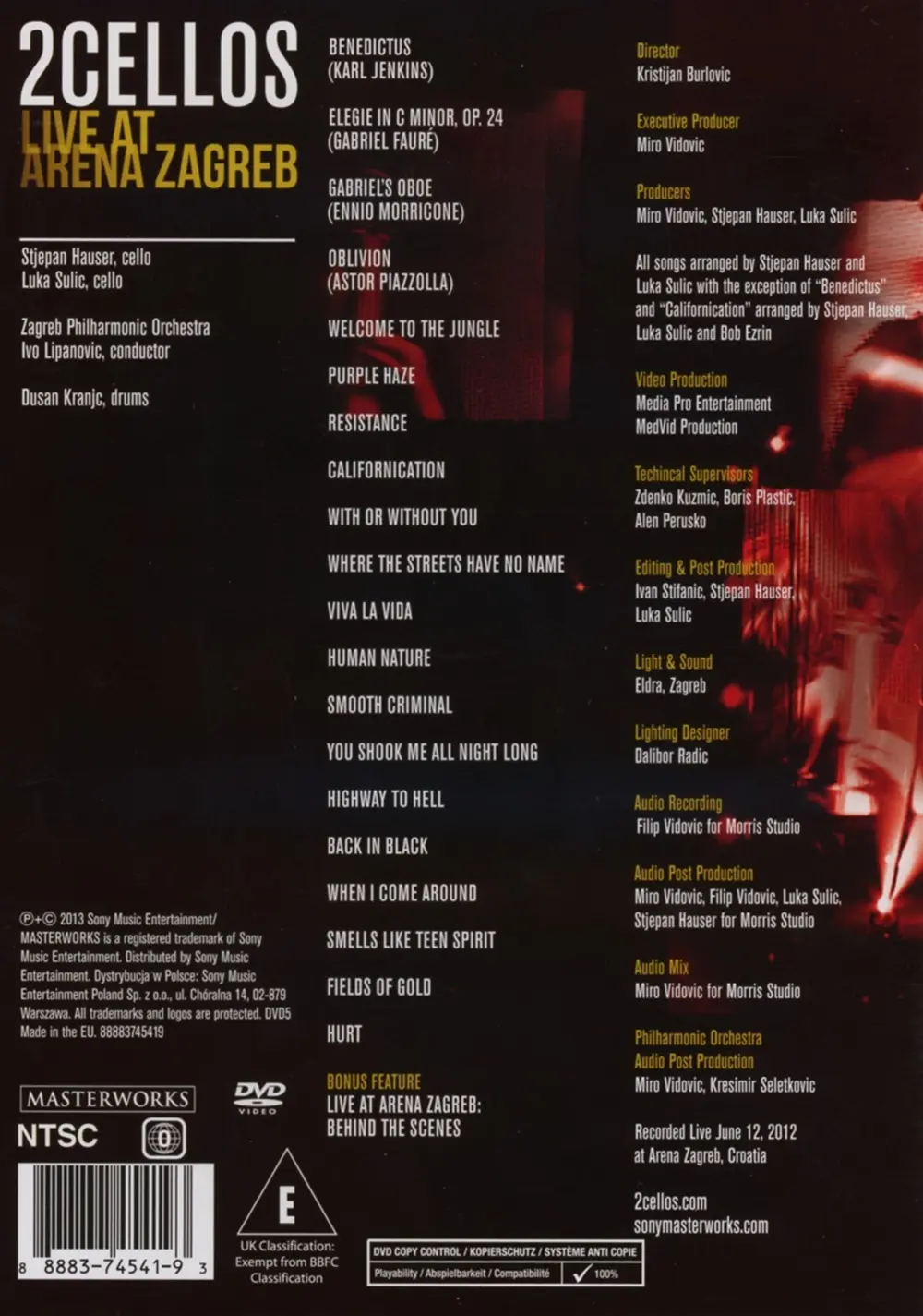 2Cellos – Live At Arena Zagreb (DVD)