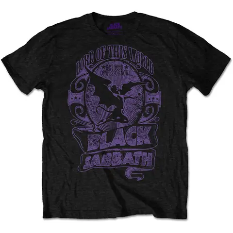 Black Sabbath – Tričko Lord of this world (Čierna), Unisex, Čierna