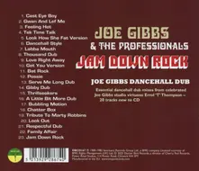 Joe Gibbs & The Professionals – JAM DOWN ROCK - JOE GIBBS DANCEHALL DUB (CD)