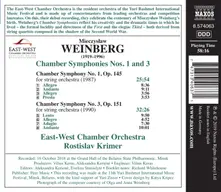 CHAMBER SYMPHONIES NOS.1 AND 3 thumbnail