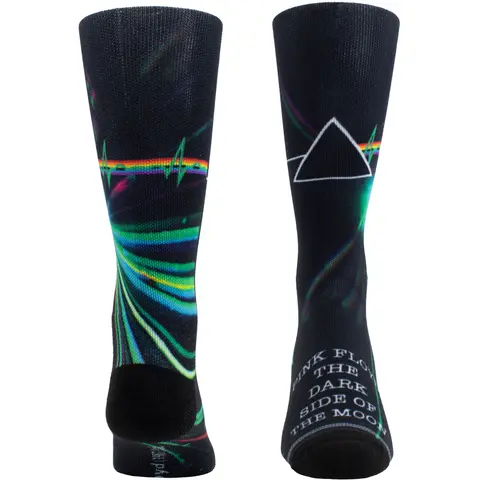 Unisex Crew Socks: Dark Side of the Moon Sublimation (Black) (UK Size 6.5 - 11)