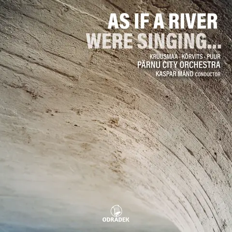 Pärnu City Orchestra & Kaspar Mänd – CD AS IF A RIVER WERE SINGING