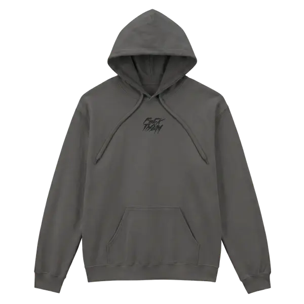 Hoodies – Hoodie FCKTHEM Basic, Unisex, Charcoal