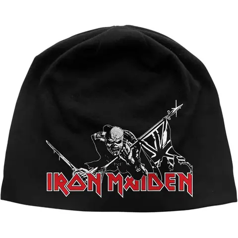 Iron Maiden – Čapica The Trooper (Čierna), Unisex, Čierna