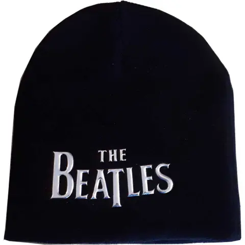 The Beatles – Čapica Sonic Silver Drop T Logo (Čierna), Unisex, Čierna