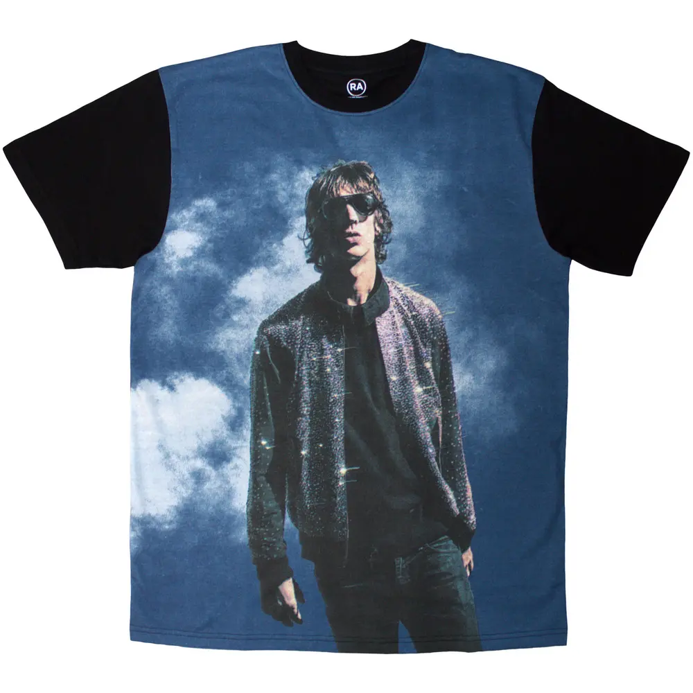 Unisex T-Shirt: Glitter Jacket (Black) (All Over Print)