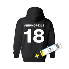 Hip Hop Žije Festival – 2018 Mikina + Lístok (Balík)