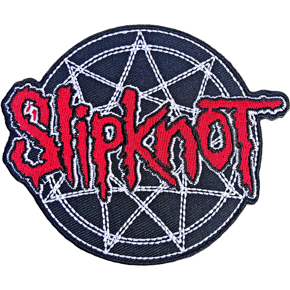 Red Logo Over Nonogram