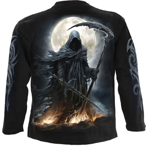 Spiral – Tričko s dlhým rukávom Shadow Rider (Čierna), Unisex, Čierna