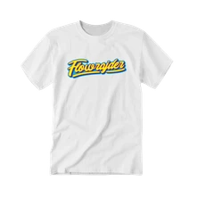 Strapo, Tričko Flowrajder Yellow, Unisex, Biela