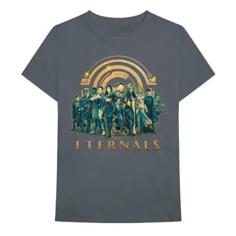 Tričko Eternals Heroes (Šedá), Unisex, Šedá