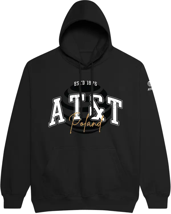 AT&T Across Europe – Hoodie HOODie Poland, Unisex, Black