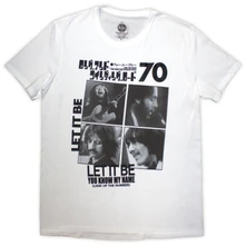 The Beatles, Tričko 1970, Unisex, Biela