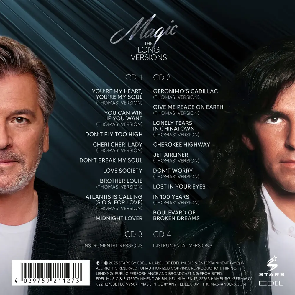 SINGS MODERN TALKING: MAGIC THE LONG VERSIONS