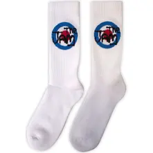 The Jam – Target Logo (Biela, Terry Socks) (Ponožky)