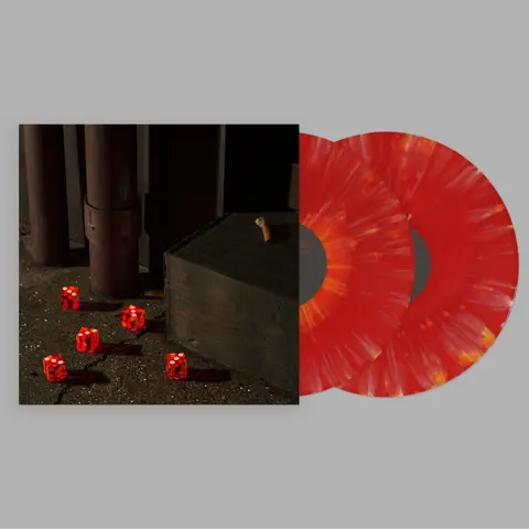Bright Eyes – Vinyl FIVE DICES, ALL THREES (Red/Orange Vinyl)