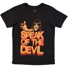 Tričko Unisex T-Shirt: Speak Of The Devil Dripping (Black)