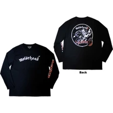 Motörhead, Tričko s dlhým rukávom Bomber, Unisex, Čierna