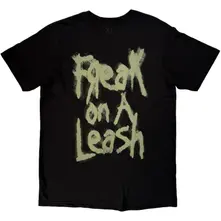 Unisex T-Shirt: Freak On A Leash (Black) (Back Print) thumbnail