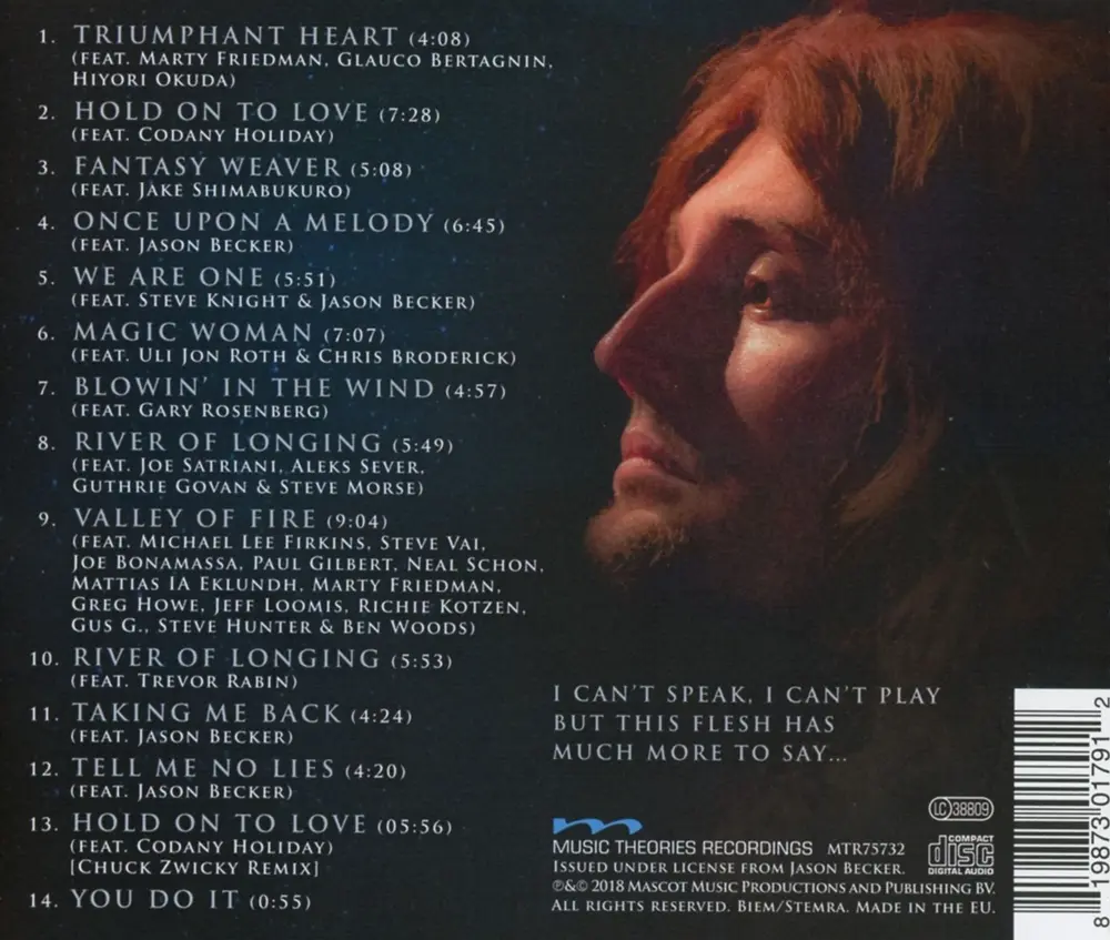 Jason Becker – TRIUMPHANT HEARTS (CD)