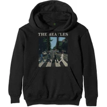 The Beatles, Mikina Abbey Road, Unisex, Čierna