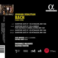 Ensemble Masques – BACH: OUVERTURES-SUITES (CD)