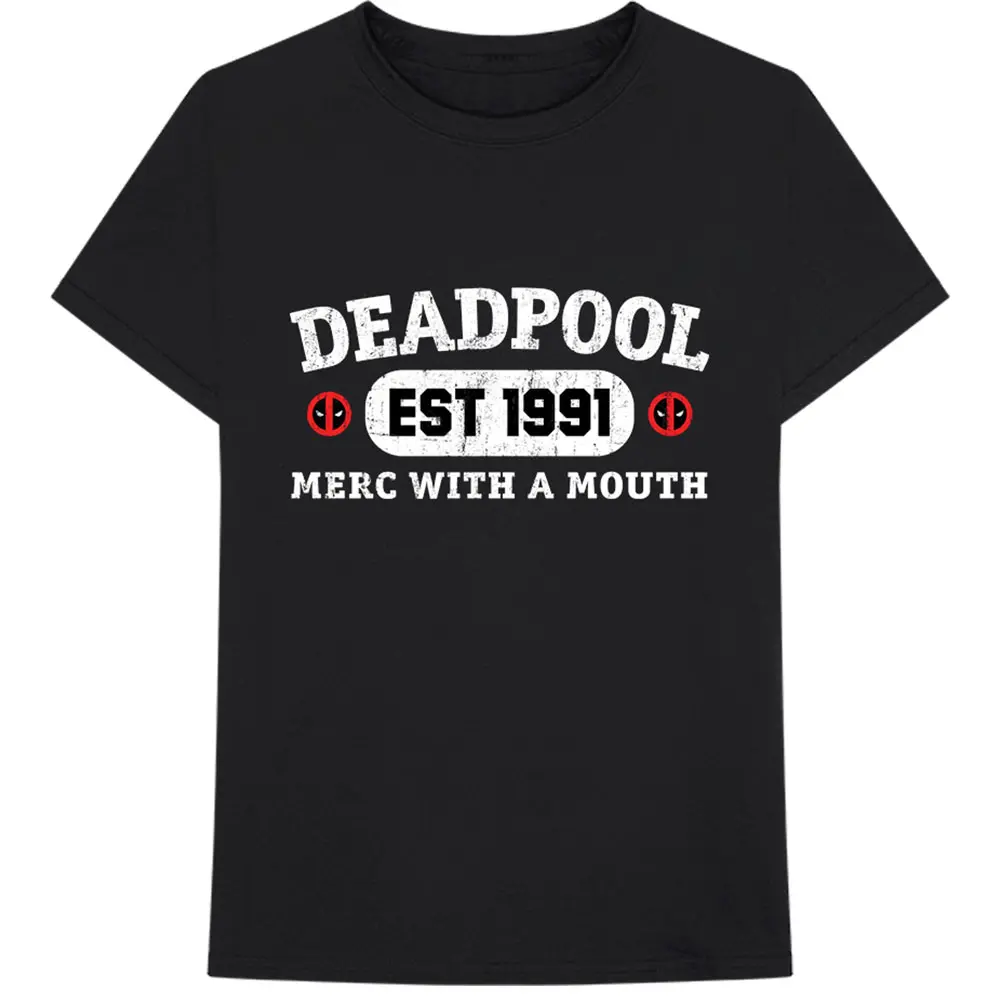 Deadpool Merc With A Mouth (Nero) (Maglietta)